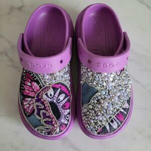 Handmade Custom Crocs Stomp Platform Women’s 9